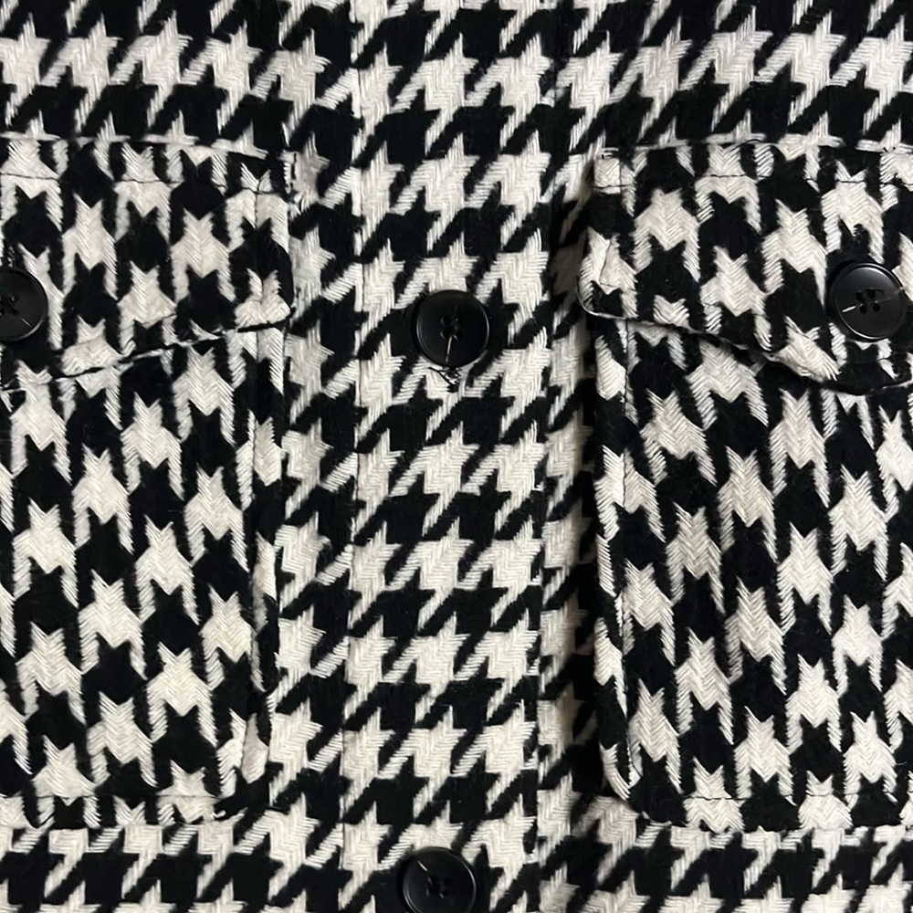 😄Patterned Plus Size Vest Pockets Buttons - Picture 2 of 3